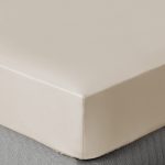 Sábana Bajera 1.5 Plazas 300 Hilos Beige