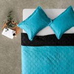 Quilt King Bicolor Turquesa