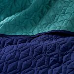 Quilt King Bicolor Azul Caribe - Image 3