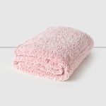 Frazada 2 Plazas Poodle Rosa