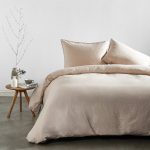 Funda Plumón 2 Plazas Stone Washed Sand