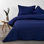 Quilt King Bicolor Azul Caribe