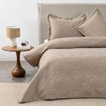 Quilt 2 Plazas Matelado Taupe